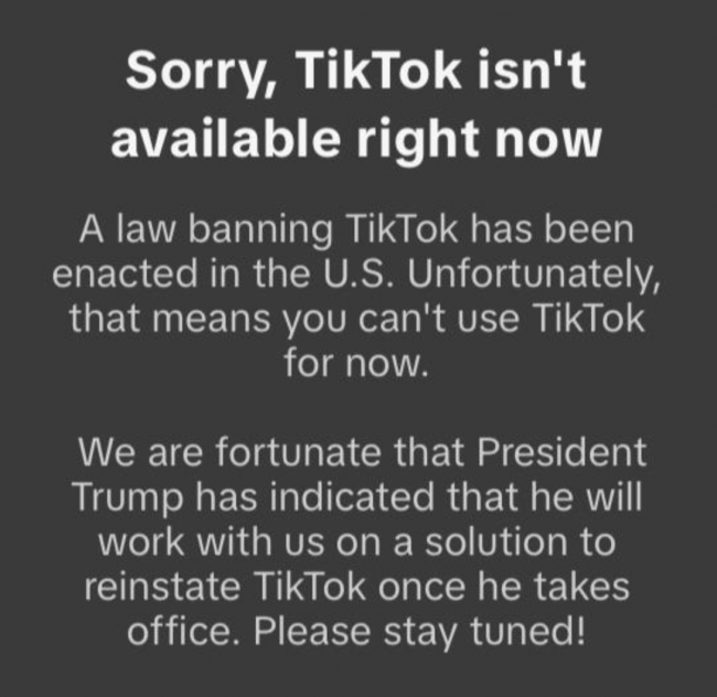 TikTok interdit aux États-Unis