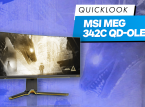 Le nouveau MSI MEG342C QD-OLED combine le contraste de l’OLED avec la luminosité des LED