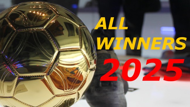 Ballon d'Or 2025 : Liste complète des lauréats dans chaque catégorie.