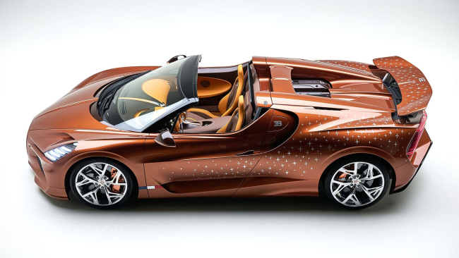 Bugatti a dévoilé une toute nouvelle voiture unique en son genre.