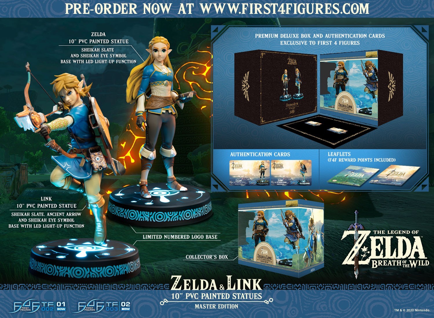 De nouvelles figurines limitées Zelda et Link avec des LED ! The