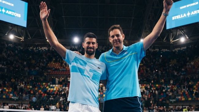 Juan Martín del Potro remercie Djokovic après son émouvant match d'adieu en Argentine.