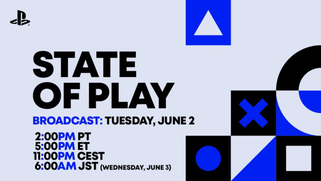 Le prochain State of Play de PlayStation aura lieu le 2 juin.