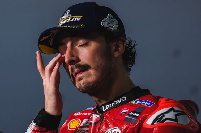 Francesco Bagnaia quitte le top 3 du MotoGP : "Je m'étais promis de ne pas finir la course en queue de peloton".