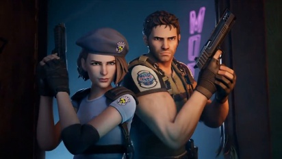 S.T.A.R.S. Members Chris Redfield and Jill Valentine Arrive On The Fortnite Island