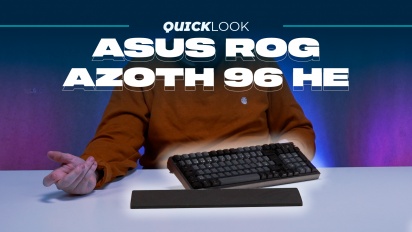 ASUS ROG Azoth 96 HE (Quick Look) - &Eacute;l&eacute;gant et compact