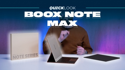 Boox Note Max (Quick Look) - Pour une pens&eacute;e &eacute;largie