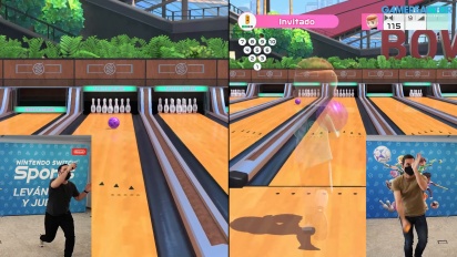 Nintendo Switch Sports - Bowling Multijoueur Gameplay