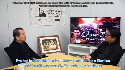 Shenmue III - Special Interview  Then, Now and Tomorrow