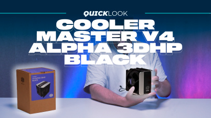 Cooler Master V4 Alpha 3DHP Black (Quick Look) - Refroidissement avancé