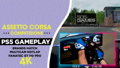 ACC - Brands Hatch Fanatec GT DD Pro PlayStation 5 Gameplay (4K)