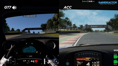 Gran Turismo 7 vs Assetto Corsa Competizione sur PS5 - Comparaison Gamereactor