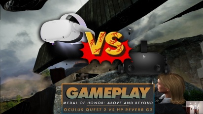 Medal of Honor: Above and Beyond - HP Reverb G2 vs Oculus Quest 2 Visuals Comparison