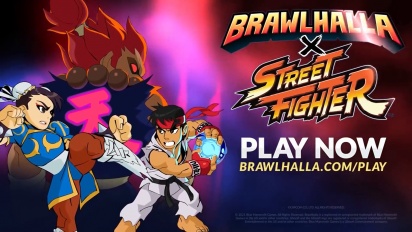 Brawlhalla x Street Fighter Crossover Launch Trailer