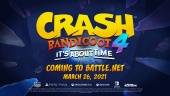 Crash Bandicoot 4: It's About Time - New Platforms Launch Trailer