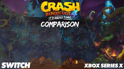 Crash Bandicoot 4 - Xbox One, Nintendo Switch, and Xbox Series Comparison