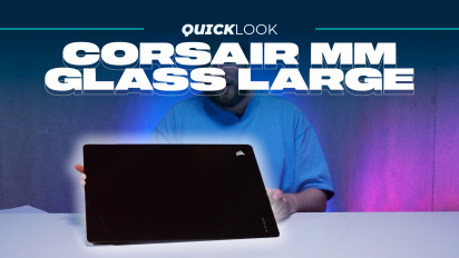 Corsair MM Glass Large (Quick Look) - Se libérer des frottements
