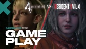 Resident Evil 4 Remake vs Original Gameplay Comparison - Rencontre avec Ashley Graham