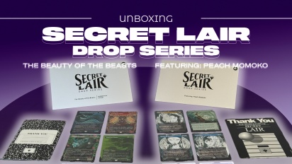 Unboxing Magic: The Gathering - Secret Lair drops Beauty of the Beast & Featuring : Peach Momoko