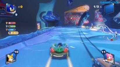 Team Sonic Racing - Frozen Junkyard Multiplayer Race